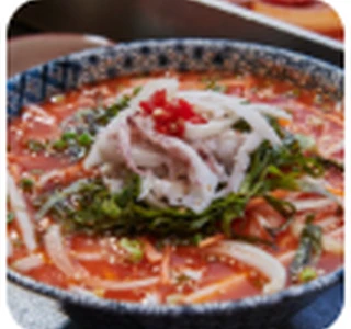 한치물회